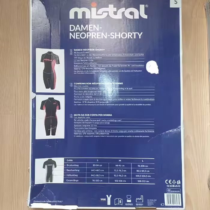 لباس غواصی زنانه  میسترال مدل سرهمی   rosh  mi