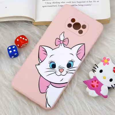 کاور طرح گربه کد 346 مناسب برای گوشی موبایل شیائومی Poco X3