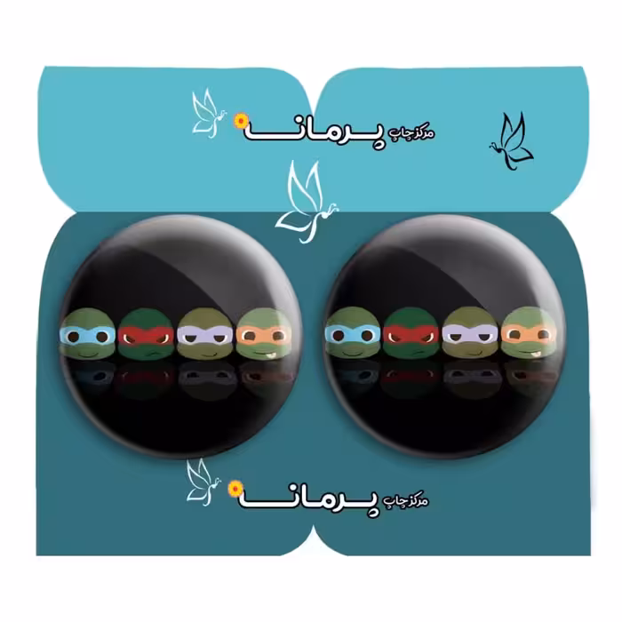 پیکسل پرمانه طرح لاکپشت‌های نینجا کد pm2n.10000 مجموعه 2 عددی