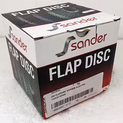 مجموعه 10 عددی سنباده فلاپ دیسک ساندر مدل AAALOXP60