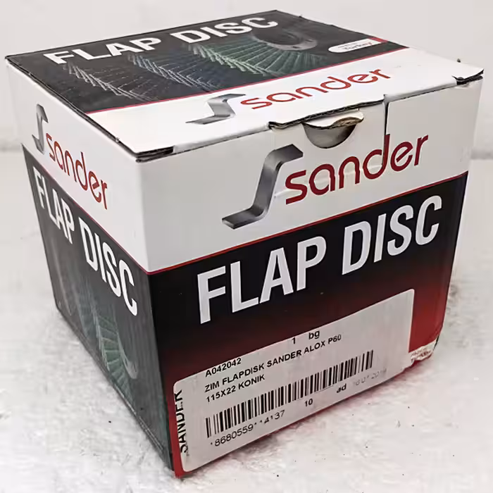 مجموعه 10 عددی سنباده فلاپ دیسک ساندر مدل AAALOXP60