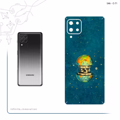 برچسب پوششی ماهوت مدل Collage of Earth Face مناسب برای گوشی موبایل سامسونگ Galaxy A32 5G