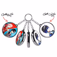 جاکلیدی خندالو مدل طرح هیرو و زیروتو انیمه دارلینگ Darling مدل دوطرفه کد 1050810516