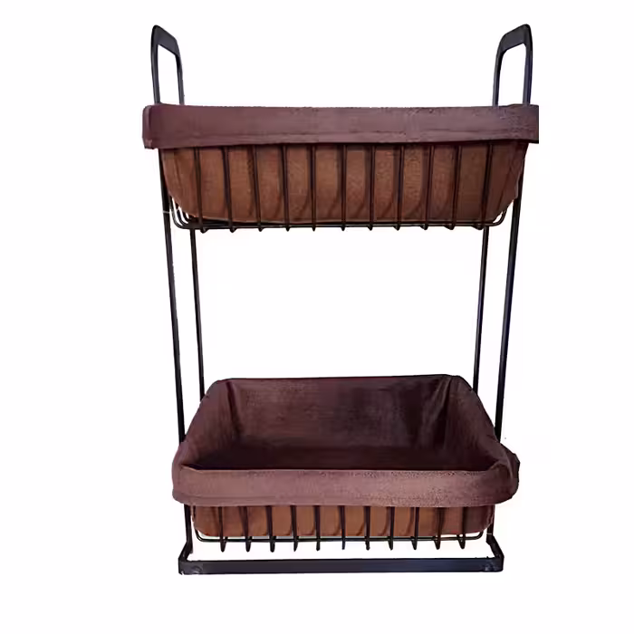 سبد سیب زمینی و پیاز مدل پارچه ای کد 06