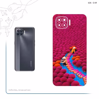 برچسب پوششی ماهوت مدل Vietnam Incense Wood Farms مناسب برای گوشی موبایل اپو A93