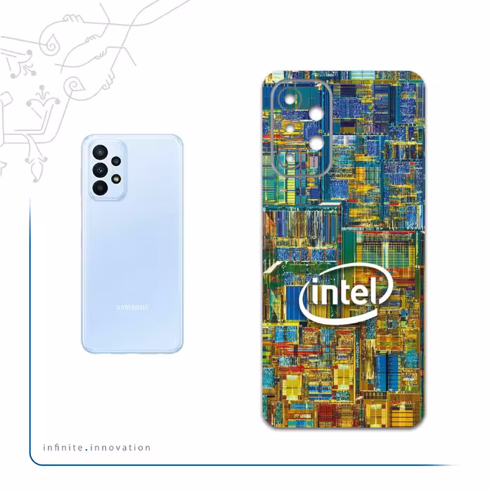 برچسب پوششی ماهوت مدل Intel-Brand مناسب برای گوشی موبایل سامسونگ Galaxy A23