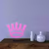 چراغ رومیزی ریموت دار مدل THRONE-GL_PN-GLASS