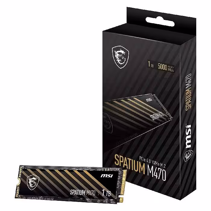 اس اس دی اینترنال ام اس آی مدل SPATIUM M470 PCIe 4.0 NVMe M.2 ظرفیت یک ترابایت