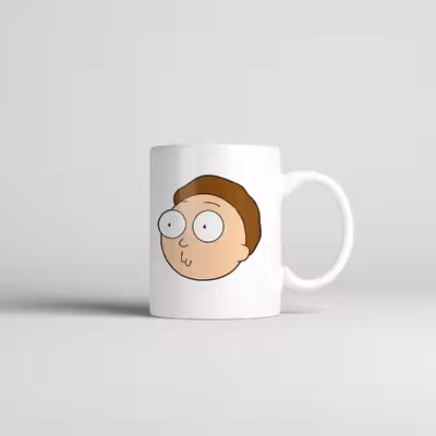 ماگ طرح اسم امیرحسین مدل rick and morty کد 851