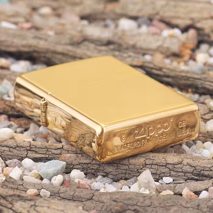 فندک زیپو مدل Zippo 254B High Polish Brass