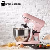 همزن کاسه دار کوک پلاس Quick Chef صورتی