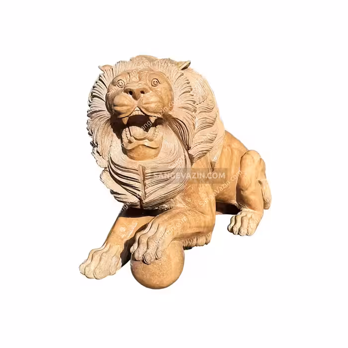 مجسمه شیر نشسته