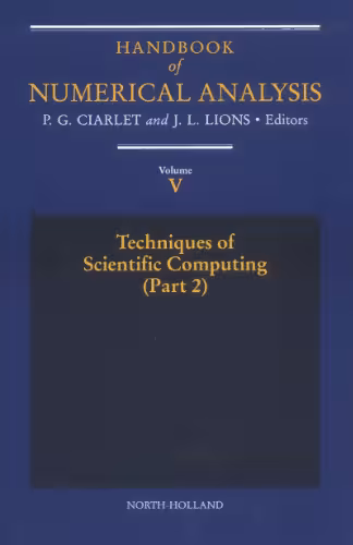 خرید و دانلود نسخه کامل کتاب Handbook of Numerical Analysis. Techniques of Scientific Computing (Part 2)