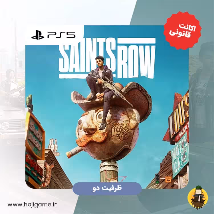 اکانت قانونی بازی Saints row برای PS5 | ظرفیت دو