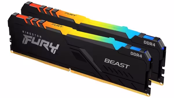 رم کینگستون KingSton FURY Beast 16GB DDR4 3200MHz CL16 Single Channel