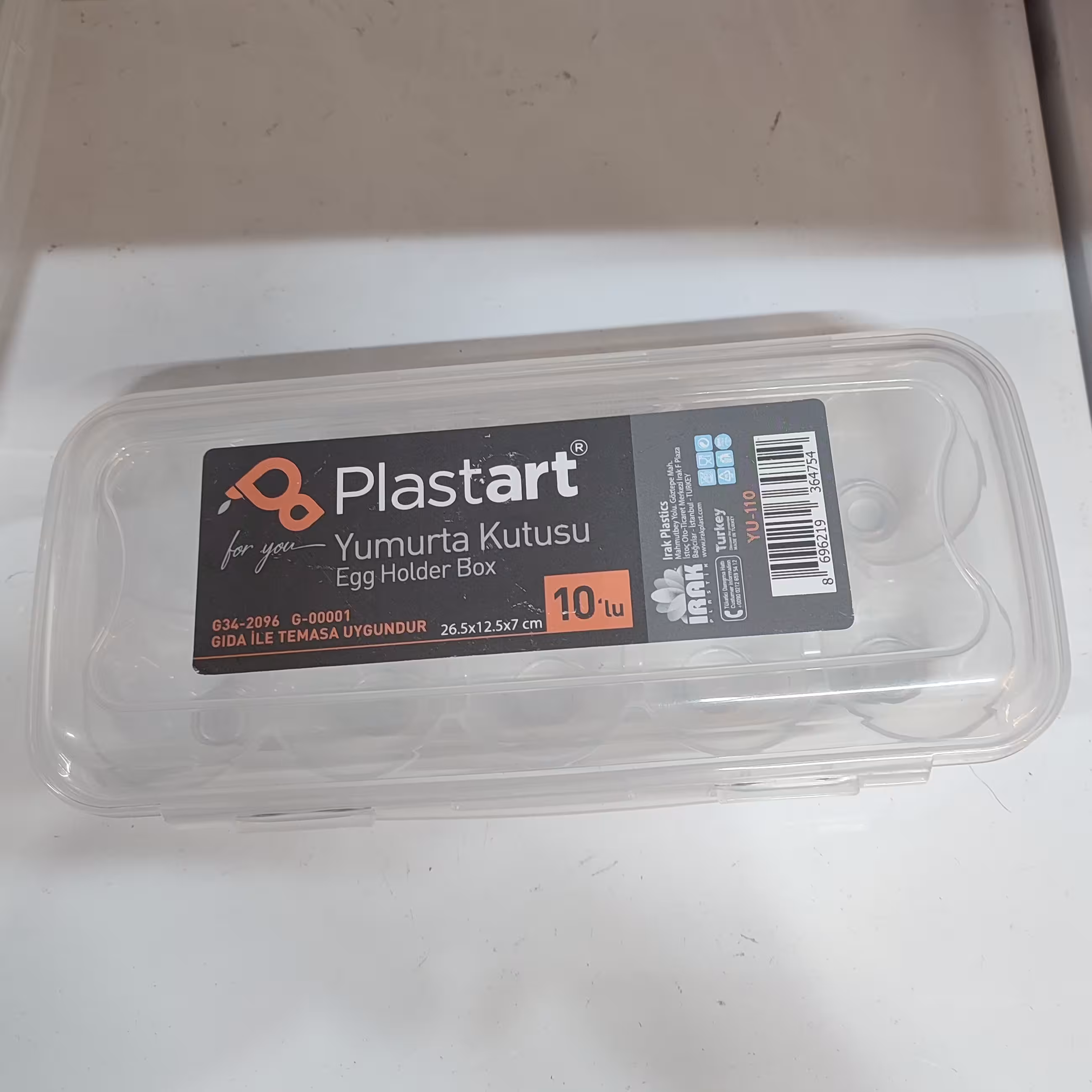 ظرف تخم مرغ 10عددی کیولوکس ترکیه