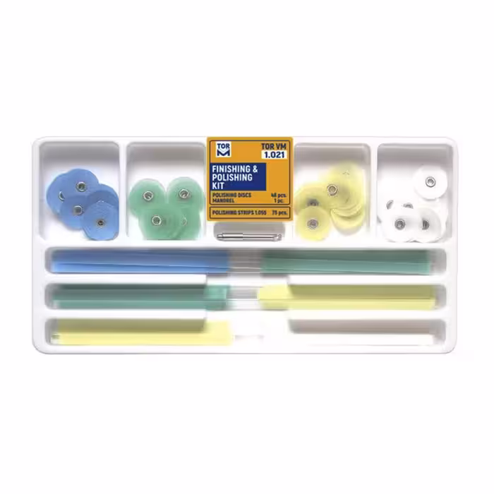 کیت دیسک مرکزدار و نوار پرداخت کامپوزیت TORVM – Finishing And Polishing Kit
