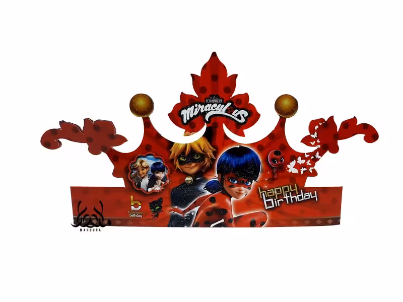 تاج دختر کفشدوزکی 6 عددی