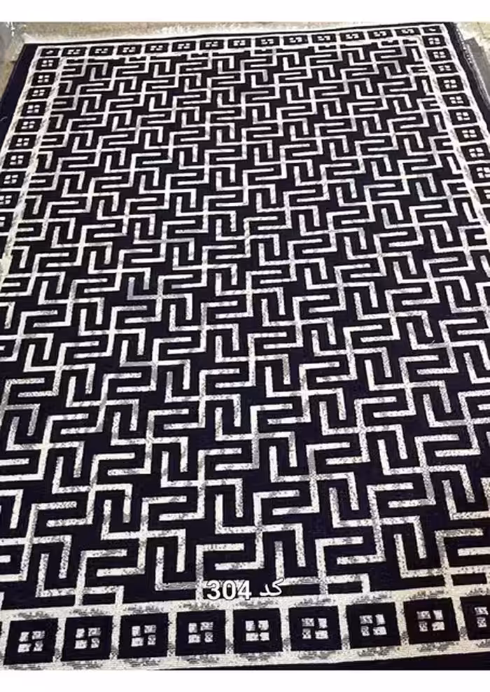 گلیم ماشینی 400 شانه آکرلیک کاشان(امکان پرداخت قسطی)-کد 304
