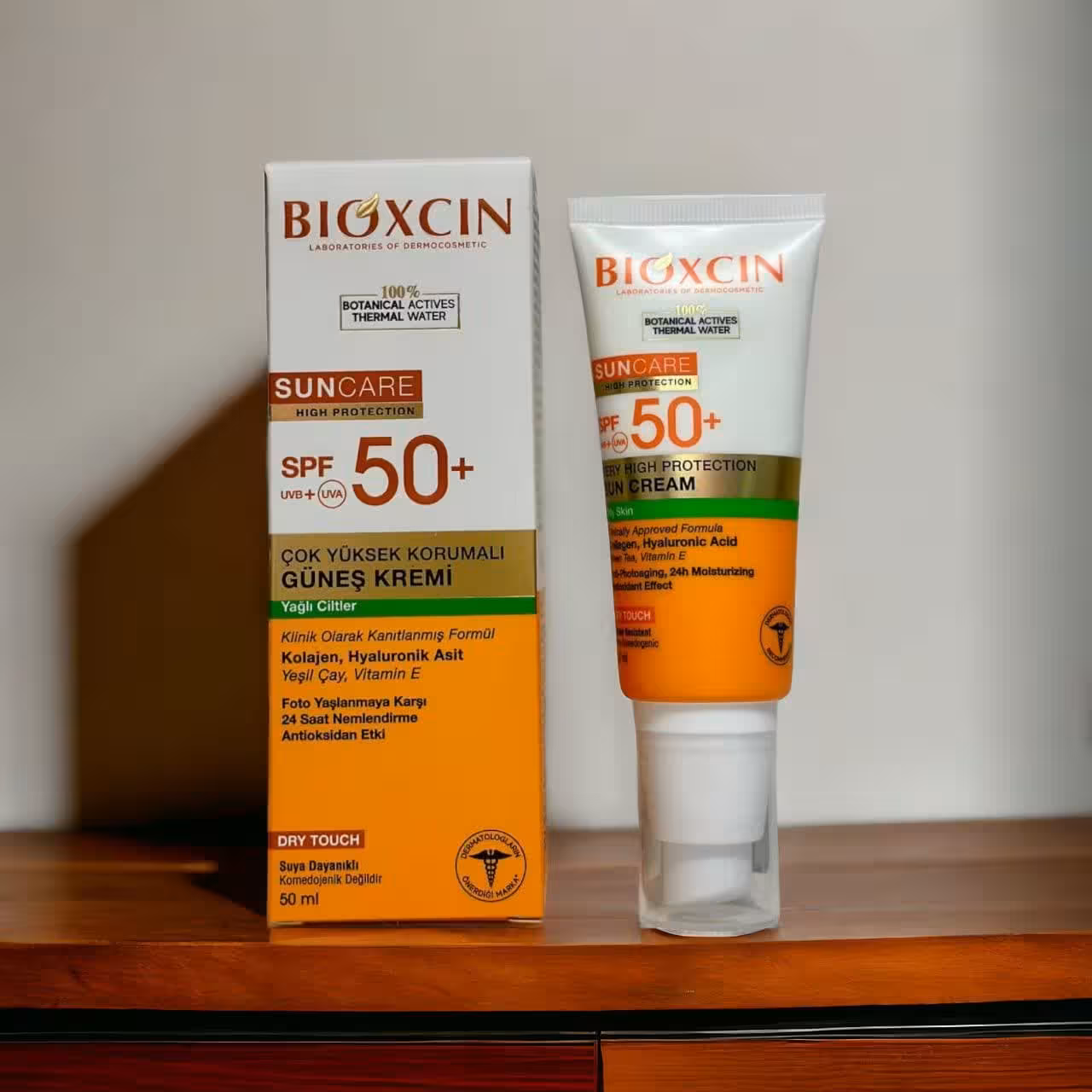 کرم ضدآفتاب بیرنگ پوست چرب بیوکسین