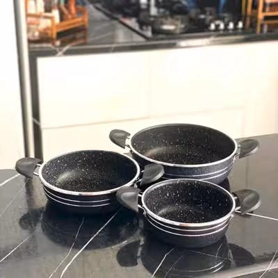 سه تابه گرانیتی دو دسته اقتصادی