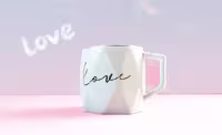 ماگ سرامیکی LOVE کد 39 – 1300
