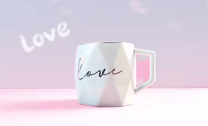 ماگ سرامیکی LOVE کد 39 – 1300