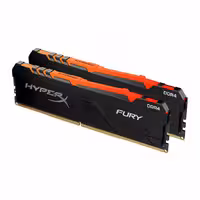 رم کینگستون HyperX FURY RGB 32GB 16GBx2 2666MHz CL16