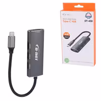 هاب 4 پورت Type-C دی نت DT-430