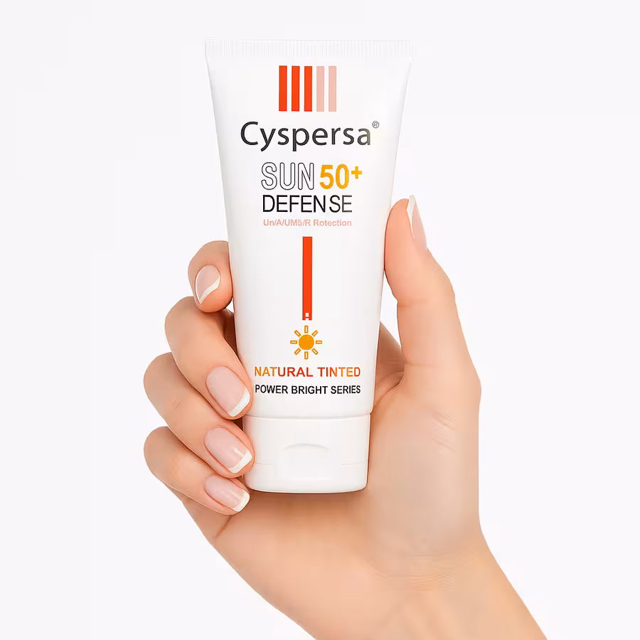 کرم ضد آفتاب رنگی روشن کننده SPF50 سیسپرسا 50 میلی لیتر