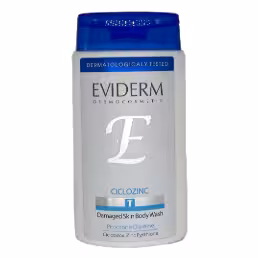 شامپو بدن مناسب پوست های آسیب دیده سیکلوزینک اویدرم Eviderm Ciclozinc Body Wash Damaged Skin Revitalizer