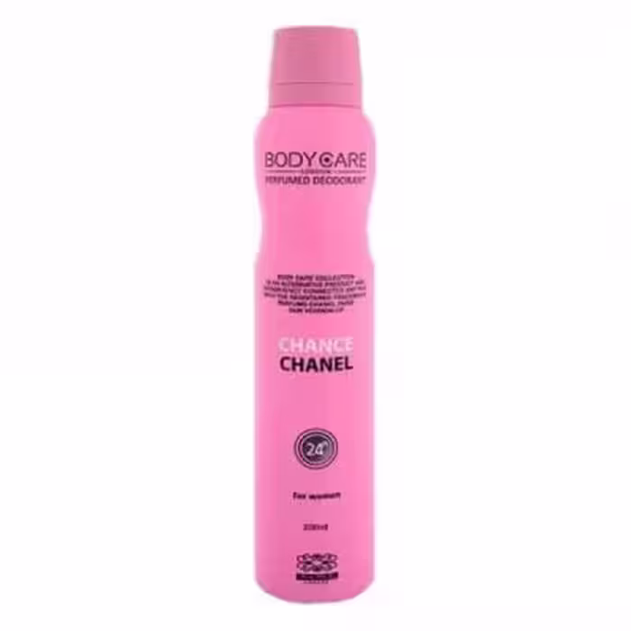 اسپری خوشبو کننده زنانه بادی کر BODY CARE رایحه چنس چنل CHANCE CHANEL حجم 200 میل