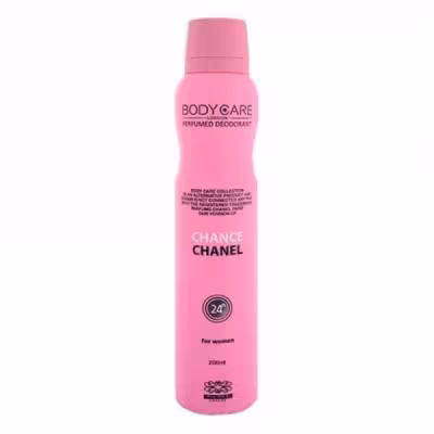 اسپری خوشبو کننده زنانه بادی کر BODY CARE رایحه چنس چنل CHANCE CHANEL حجم 200 میل