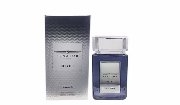 عطر ادکلن مردانه سناتور سیلور نقره ای جانوین