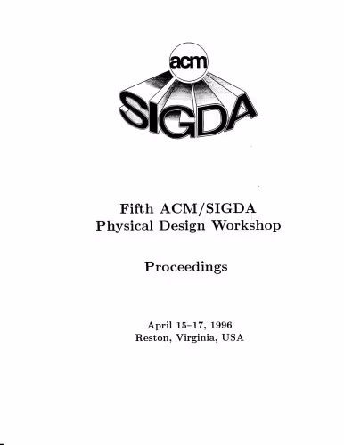خرید و دانلود نسخه کامل کتاب ACM-SIGDA Physical Design Workshop #5 1996: Proceedings