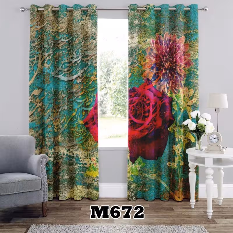 پرده سه بعدی طرح شعر