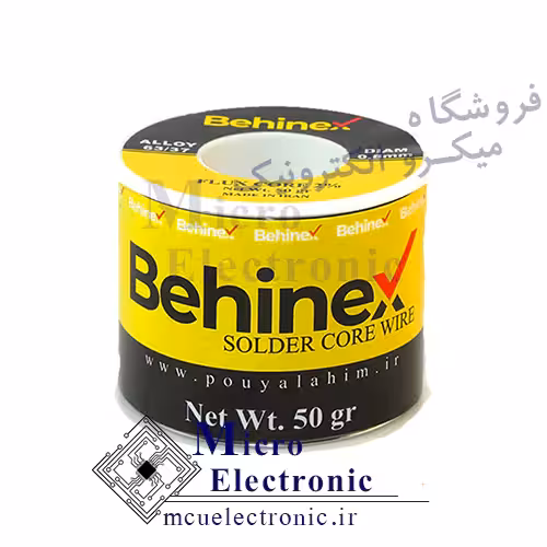 سیم لحیم بهینکس 50 گرمی 0.4 میلی متر