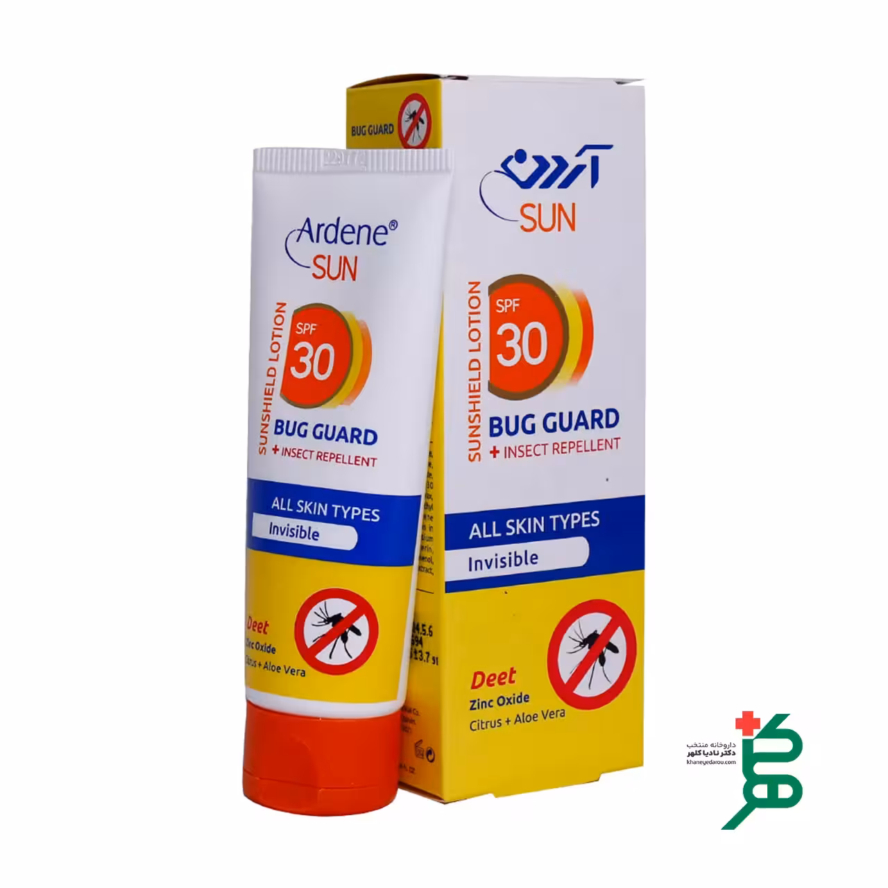 لوسیون ضد آفتاب دافع حشرات SPF30 آردن
