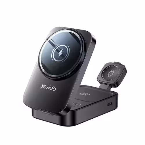 شارژر وایرلس فست سه کاره 15W یسیدو YESIDO DS27 - 69370644