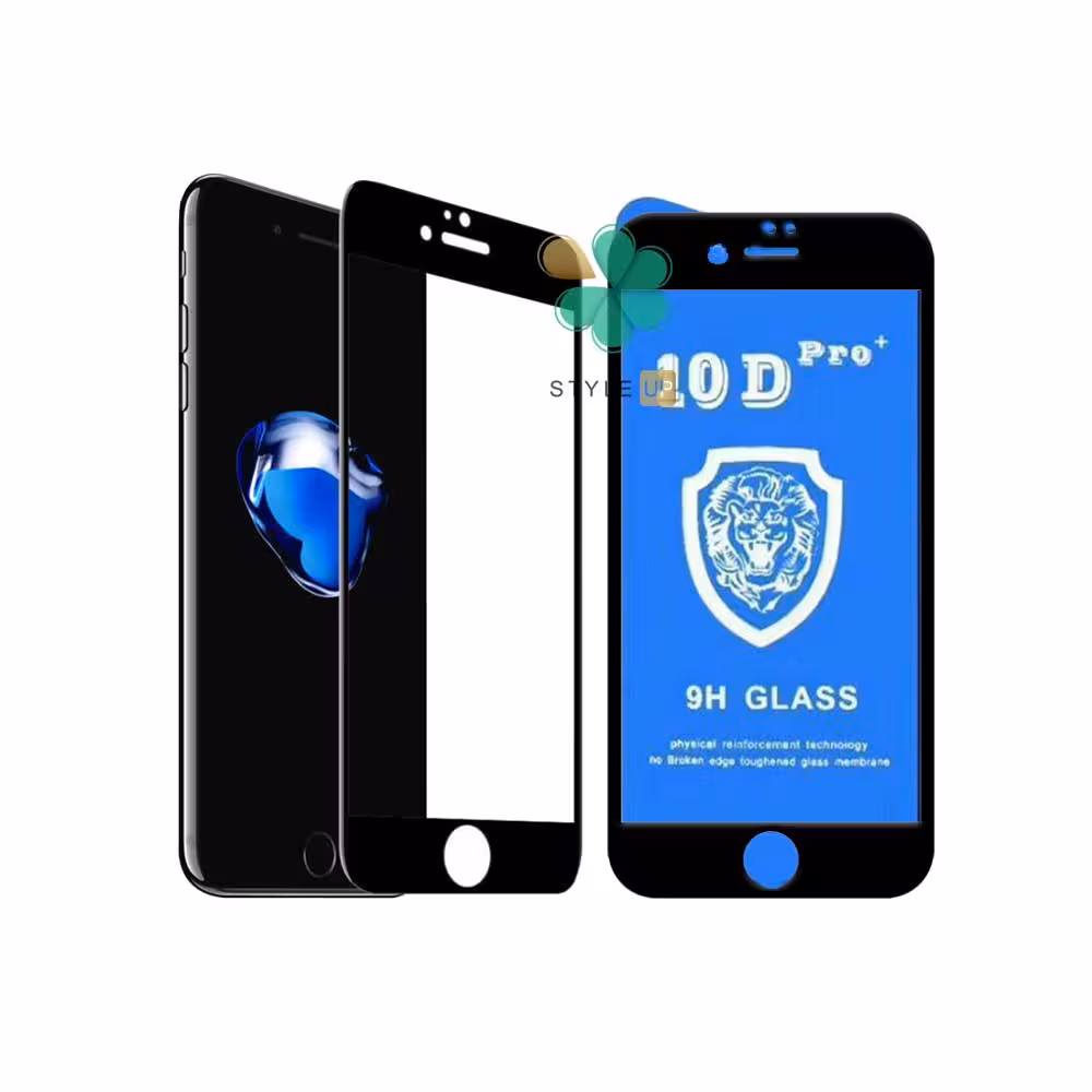 گلس تمام صفحه گوشی ایفون Apple iPhone SE 2022 مدل 10D Pro