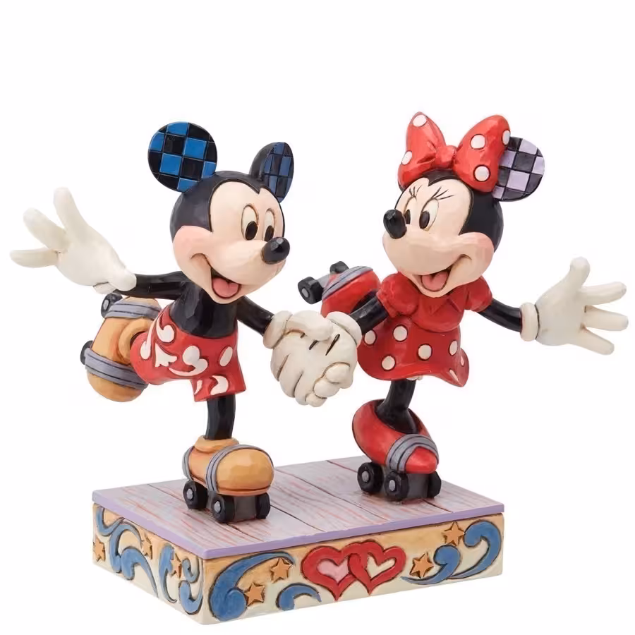 مجسمه دیزنی میکی و مینی اسکیت سوار Mickey & Minnie Roller Skating