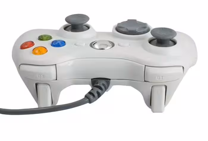 دسته بازی ایکس باکس 360 Xbox سیم دار سفید