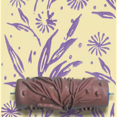 رول غلطک طرح دار طرح قاصدک و گل GR23