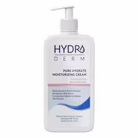 کرم پمپی مرطوب کننده دست و صورت مدل Aqua Satin صورتی 500 میل هیدرودرم