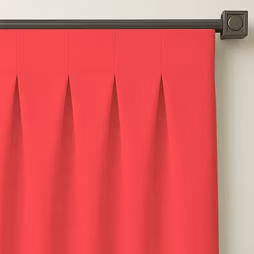 پرده پلیسه حریر بافت دار سرخابی