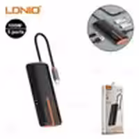 هاب 5 پورت تایپ سی الدینیو LDNIO 5in1 Type-c Hub Adapter DS-25U توان 100 وات