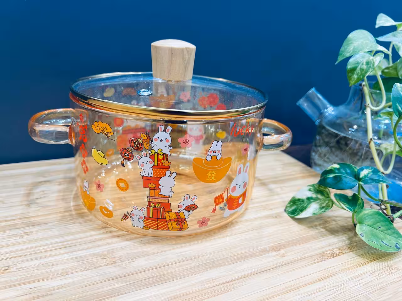 قابلمه پیرکس طرح دار Q8718-1H