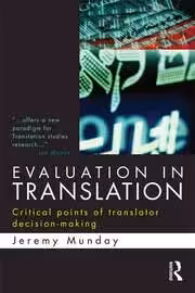 کتاب Evaluation in Translation Critical points of translator decision-making