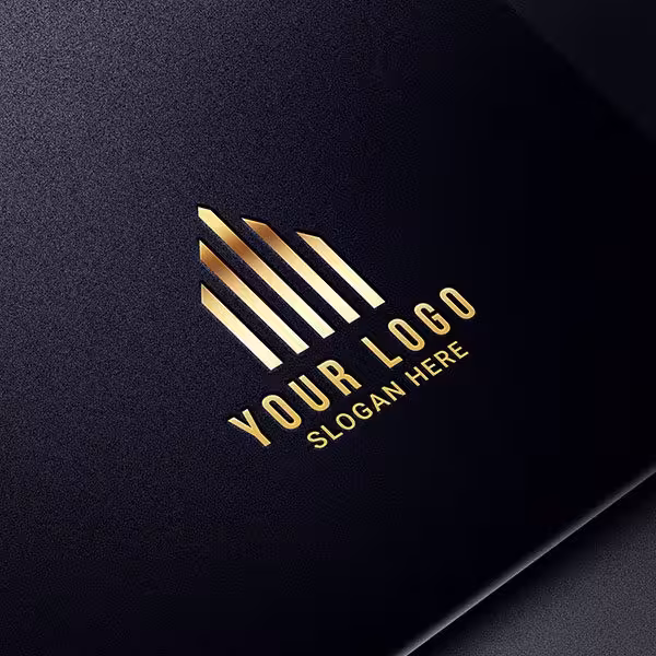 دانلود موکاپ لوگو لاکچری 0116 بصورت لایه باز PSD