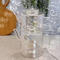 کتری وقوری پیرکس استوانه هفت رنگ